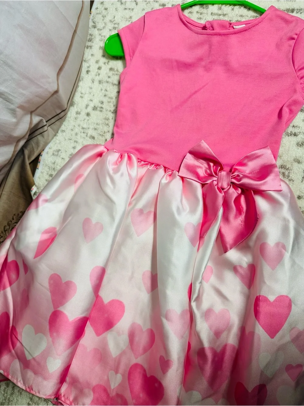 H&M Girls Bright Pink Basic Tee